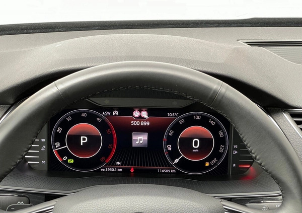 Skoda Superb cena 109999 przebieg: 114490, rok produkcji 2019 z Biała Podlaska małe 466